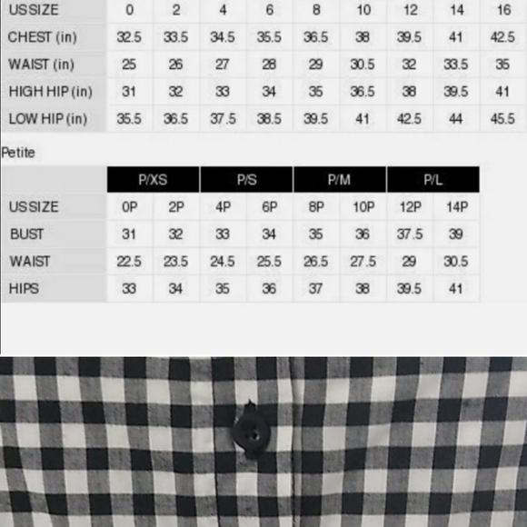 NWT BCBGeneration Black & White Gingham Crop top Size Small - Picture 7 of 7